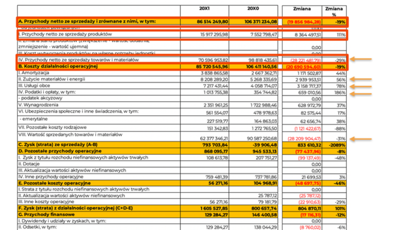 Jak czytać RZIS? Analiza na przykładzie | Mentoris