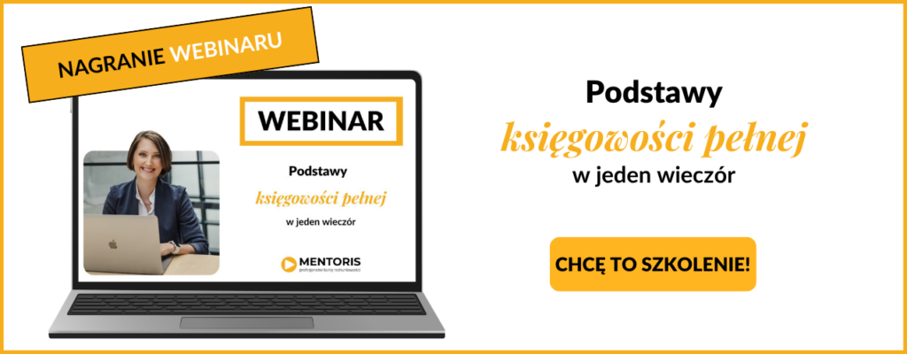 Podstawy księgowości pełnej w jeden wieczór nagranie - MENTORIS