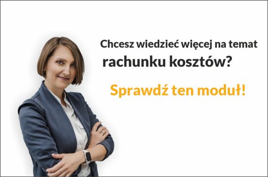 Ewidencja kosztów działalności operacyjnej, rachunek kosztów